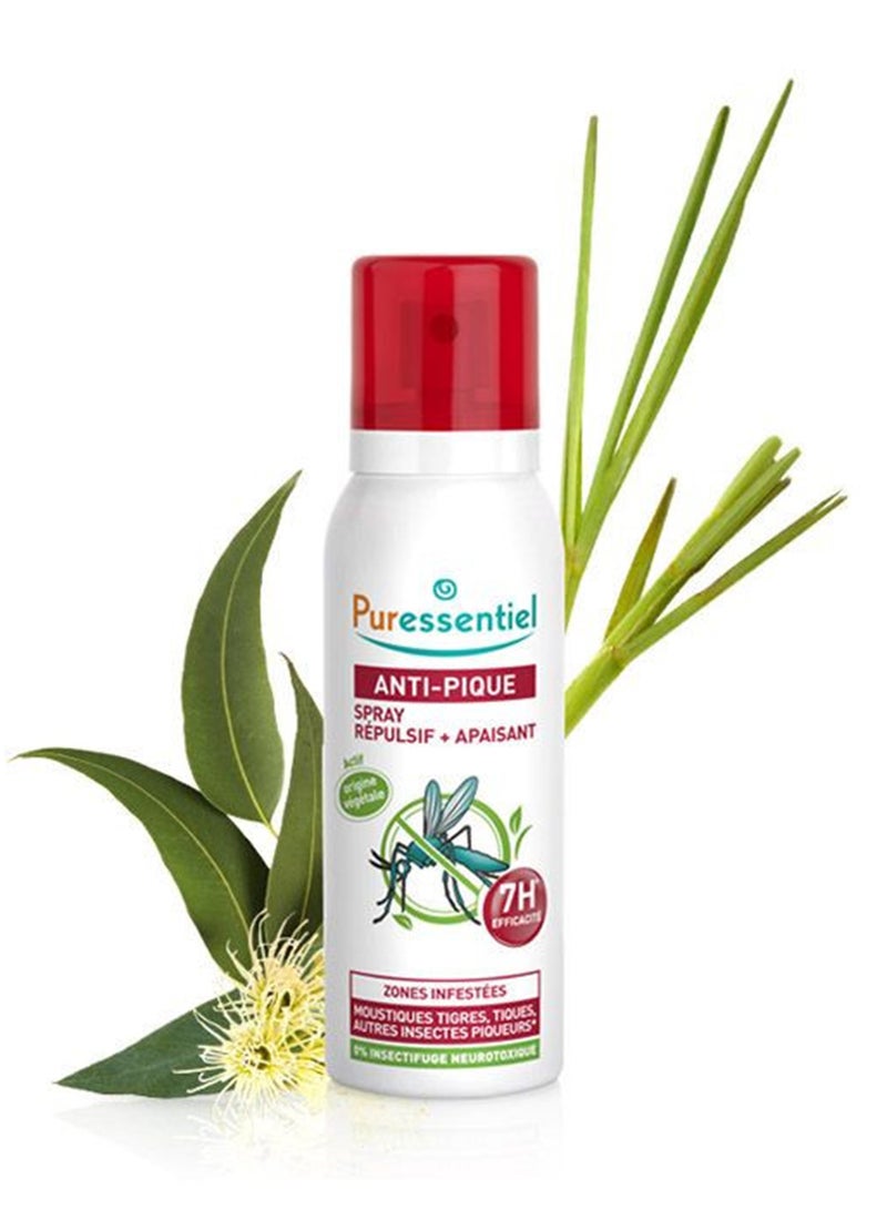 Puressentiel - Anti-Sting Repellent, Soothing Spray Protects Against Tiger Mosquitoes, Ticks And Other Insects 0% Neurotoxic Repellent 75Ml - Image 1