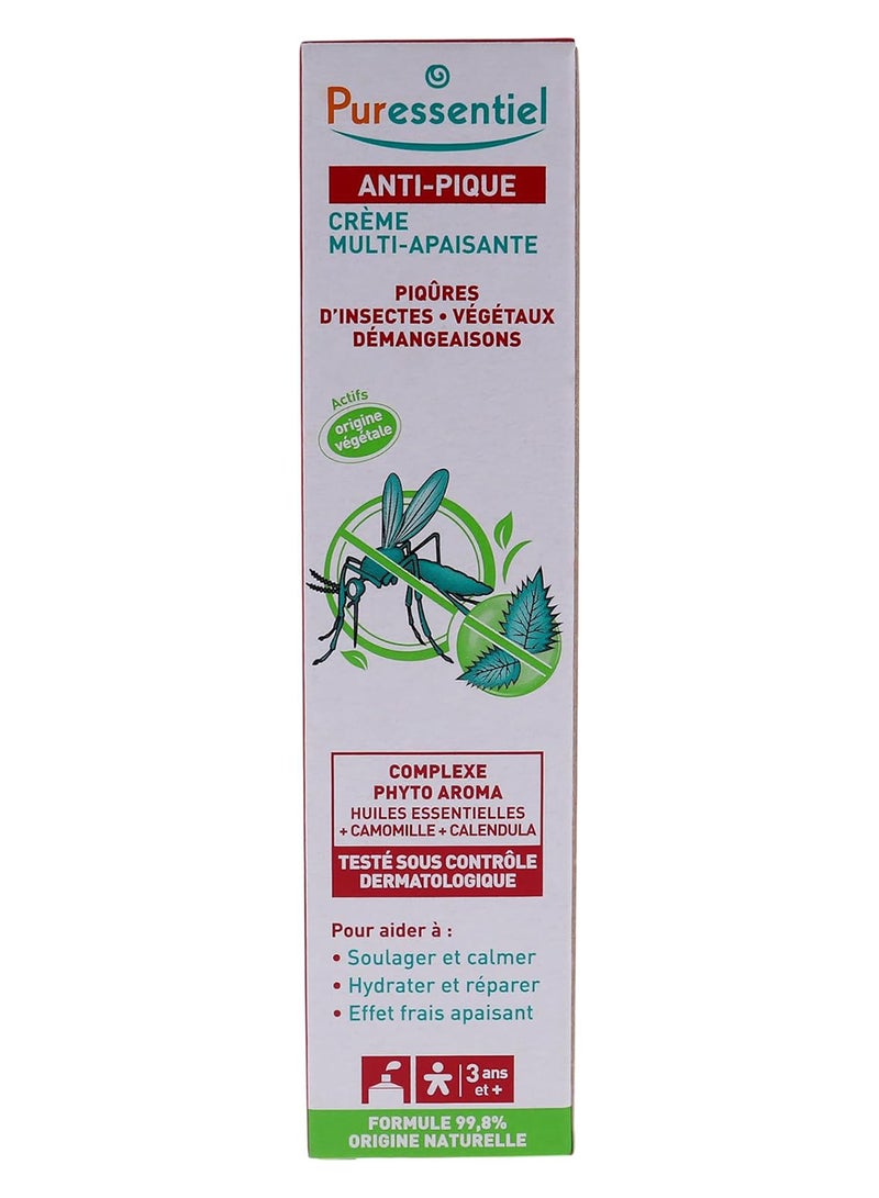 Puressentiel Bite And Sting Multi Soothing Cream 99.8% Natural  Origin formula  With Phyto-Aroma Complex 40Ml - Image 4