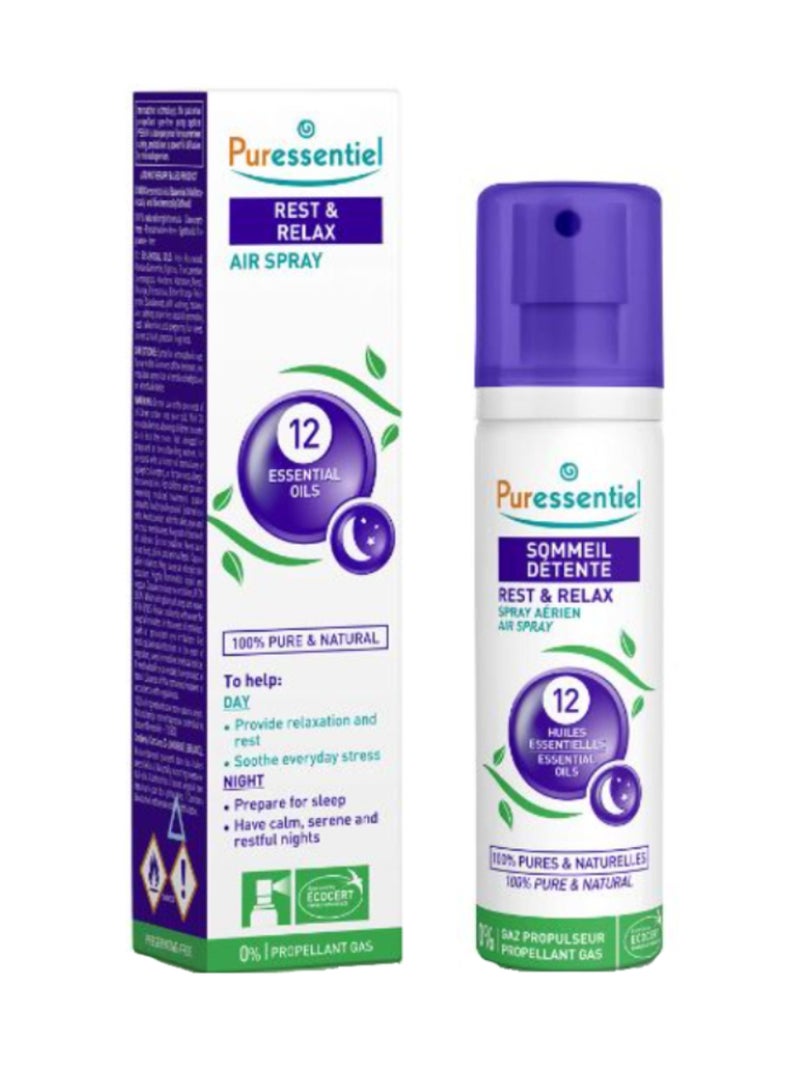 بيورإسنتيل بخاخ الهواء ريست آند ريلاكس ب 12 زيت عطري بسعة 75 مل: 57837 - Image 1