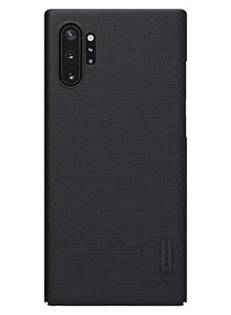 نيلكين غطاء حماية سوبر فروستد شيلد مطفأ لهاتف سامسونج جالاكسي نوت 10 بلس/ نوت 10 بلس 5G أسود - Image 1