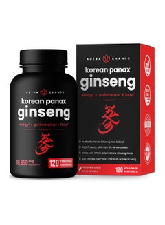 NutraChamps Korean Panax Ginseng 1650 Mg 