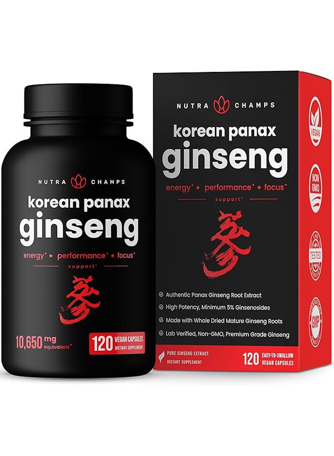 NutraChamps Korean Panax Ginseng 1650 Mg - Image 1