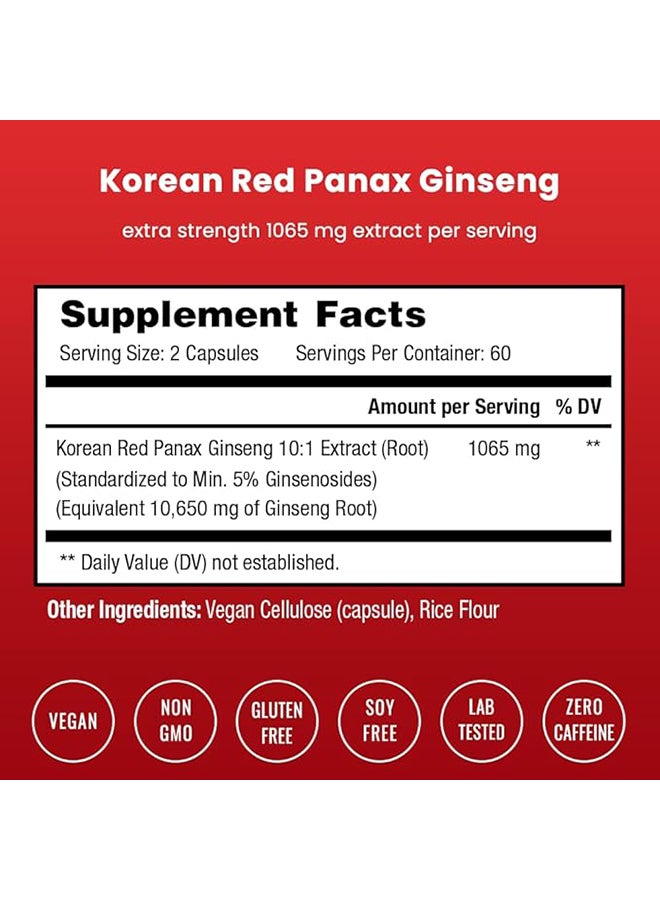NutraChamps Korean Panax Ginseng 1650 Mg - Image 2