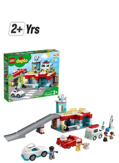 LEGO 10948 Duplo Car Park And Car Wash  Building Toy 112 Pieces 112 2+ Years  - Image 1