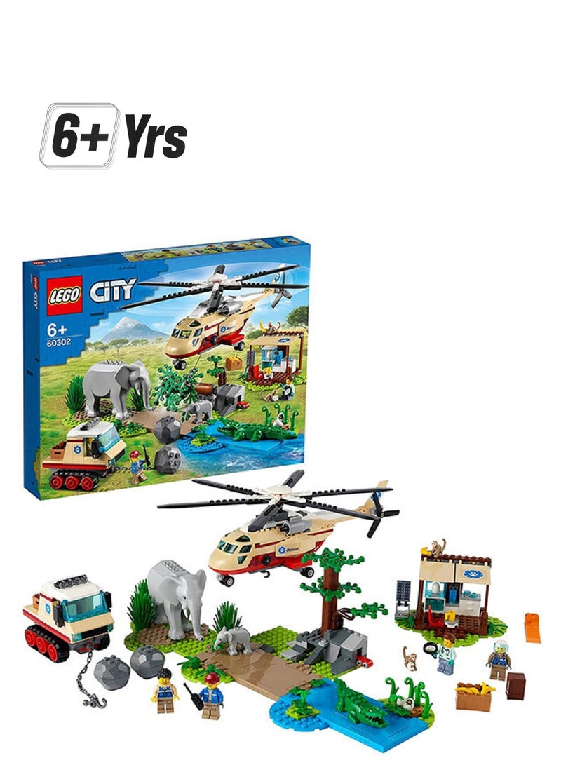 LEGO 60302 City Wildlife Rescue Operation  Building Kit 525 Pieces 525 6+ Years - Image 1