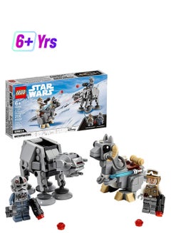 75298 Star Wars AT-AT Vs. Tauntaun Microfighters  Building Set With Luke Skywalker And AT-AT Driver Minifigures 205 6+ Years