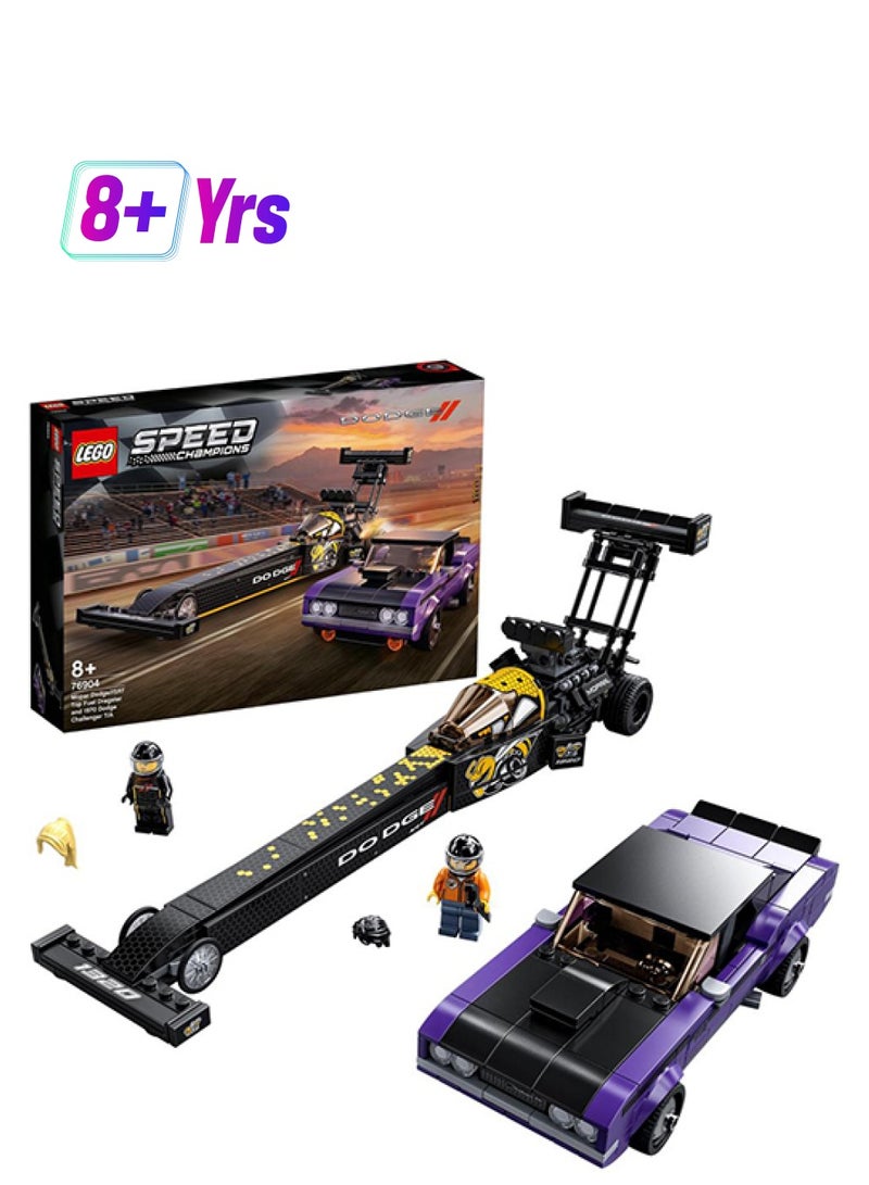ليغو 76904 أبطال السرعة موبار دودج // SRT Top Fuel Dragster و 1970 دودج تشالنجر T / A 8+ سنوات 76904 أكبر من 8 سنوات - Image 1