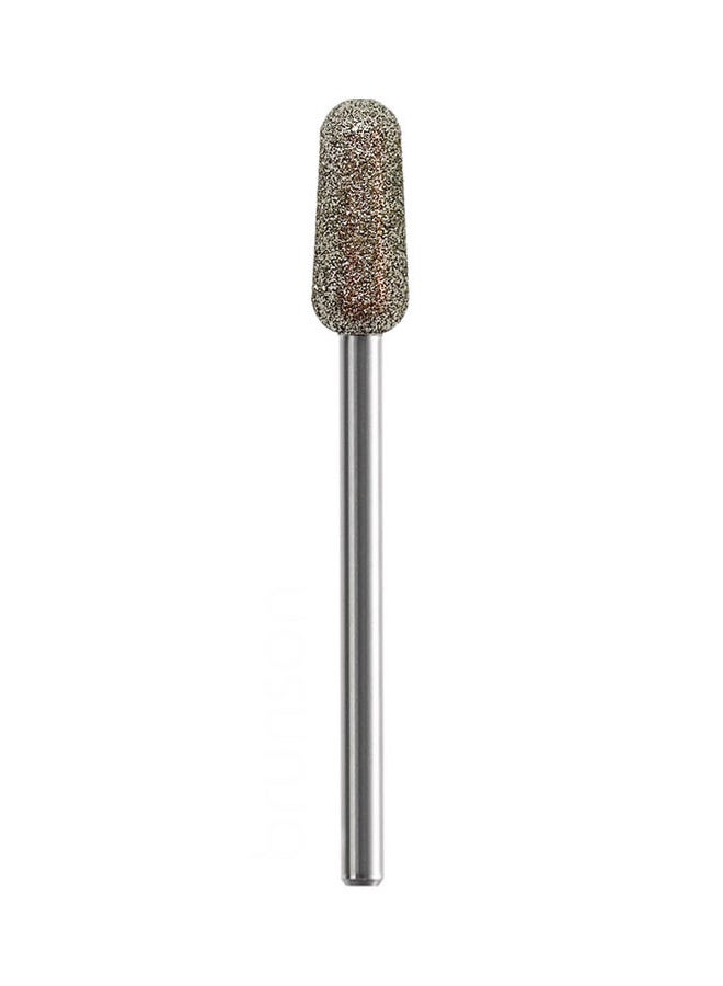 Manicure Drill Bit Diamond Sand Electric Head Nail Art Drill Bit Accessory Nail Polishing Tool For Perfect Grinding Effect Silver