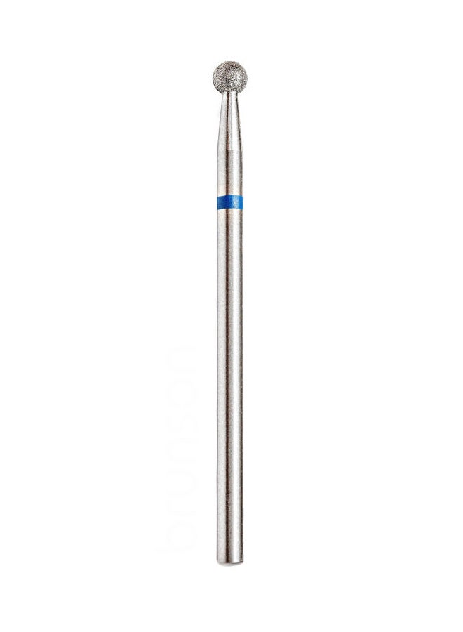 Manicure Drill Bit Diamond Sand Electric Manicure Grinding Head Nail Art Manicure Drill Bit Accessory Nail Polishing Tool For Perfect Grinding Effect Silver