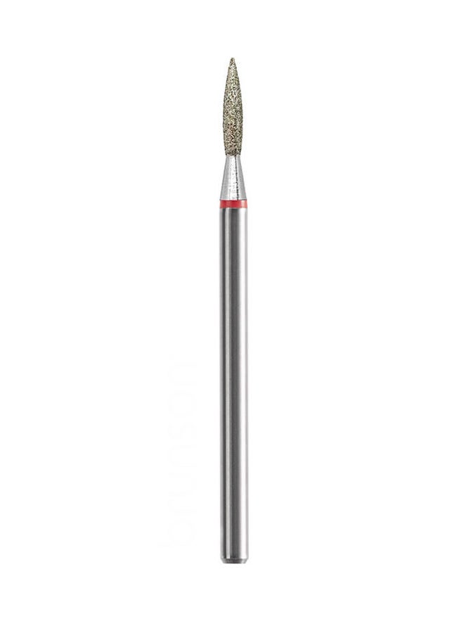 Manicure Drill Bit Diamond Sand Electric Head Nail Art Drill Bit Accessory Nail Polishing Tool For Perfect Grinding Effect Silver