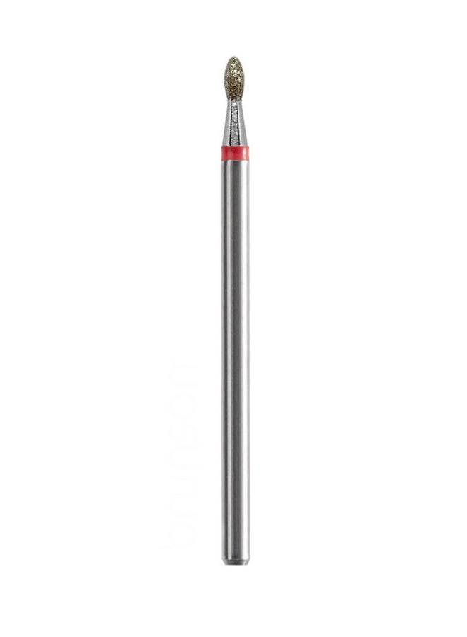 Manicure Drill Bit Diamond Sand Electric Head Nail Art Drill Bit Accessory Nail Polishing Tool For Perfect Grinding Effect Silver