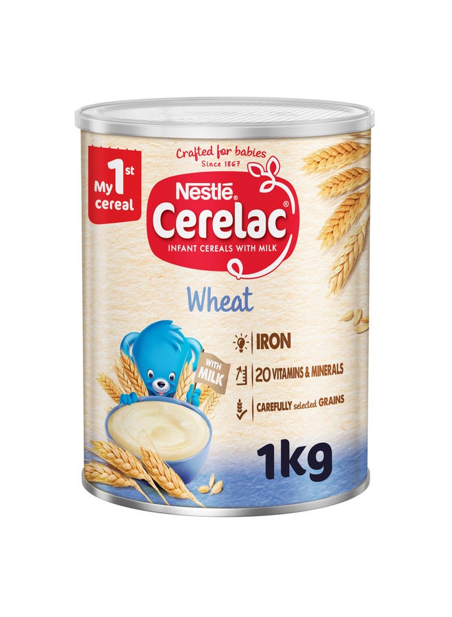 Cerelac - Cerelac Infant Cereal Tin With Wheat 1kg - Image 1