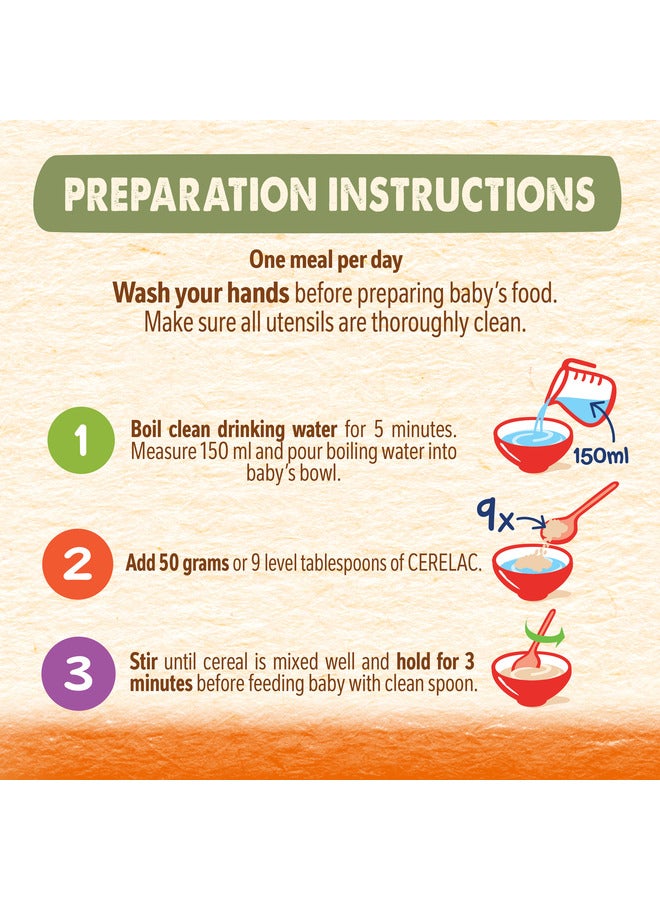 Cerelac Infant Cereal Tin With Wheat And Fruits 400grams - Image 5