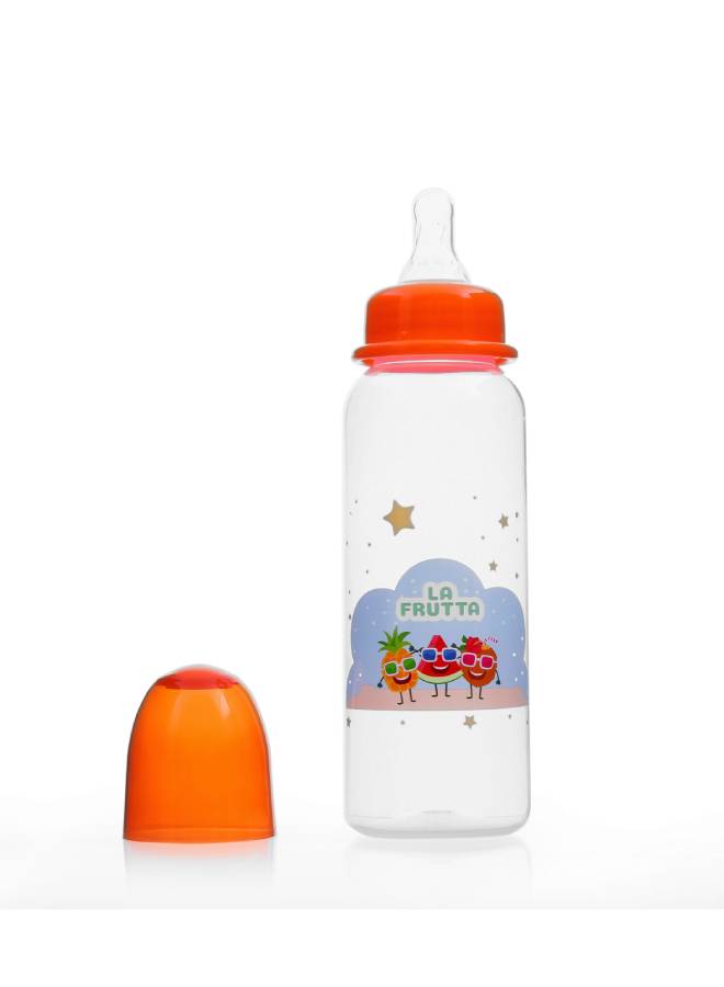 La Frutta Cartoon Printed Plastic Feeding Bottle 240ml - Image 2