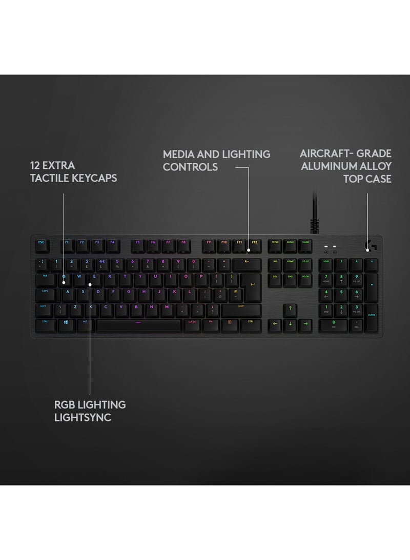 Logitech - G512 Carbon RGB Mechanical Gaming Keyboard - Image 1