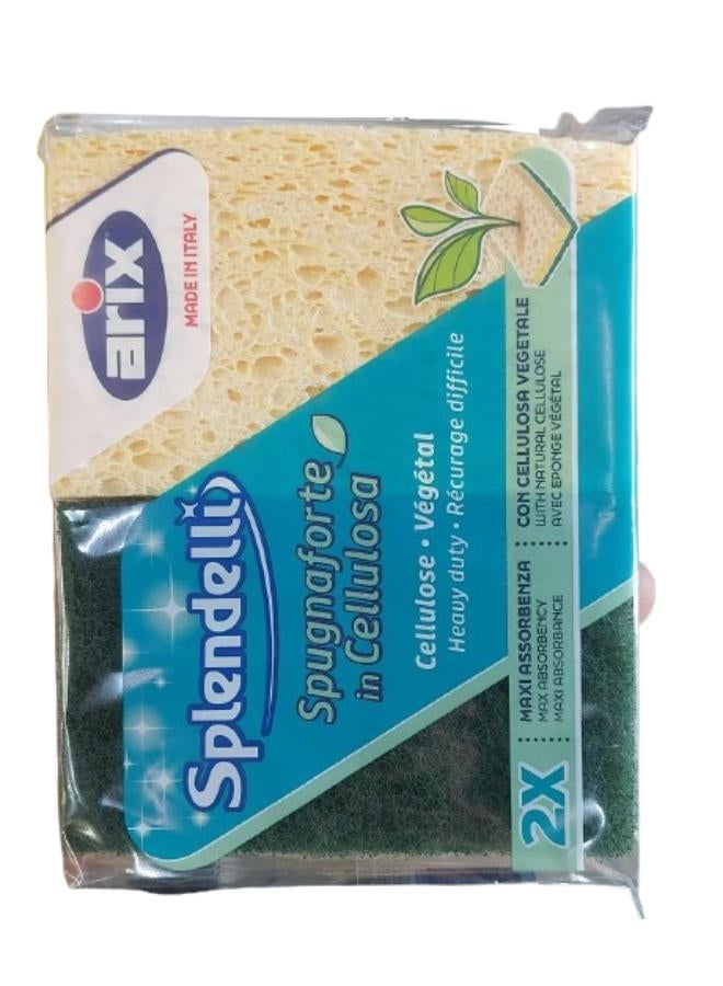 Splendelli Coarse Cellulose Sponges Multicolour