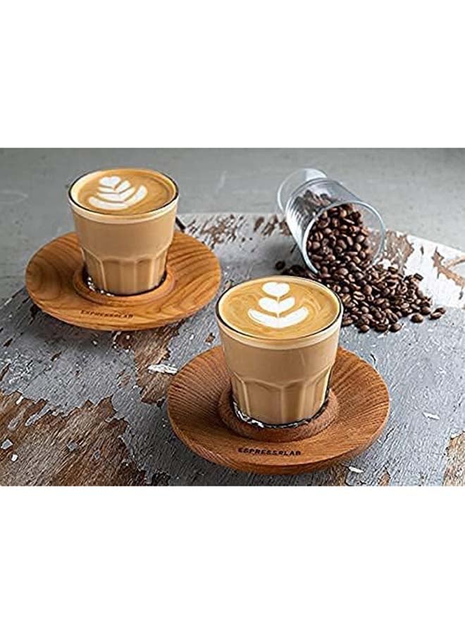 MIBRU 2-Piece Cortado Glass Cup Clear 133ml - Image 3