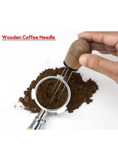 MIBRU Wooden Handle Needle Coffee Tamper Silver/Brown 500ml  - Image 4