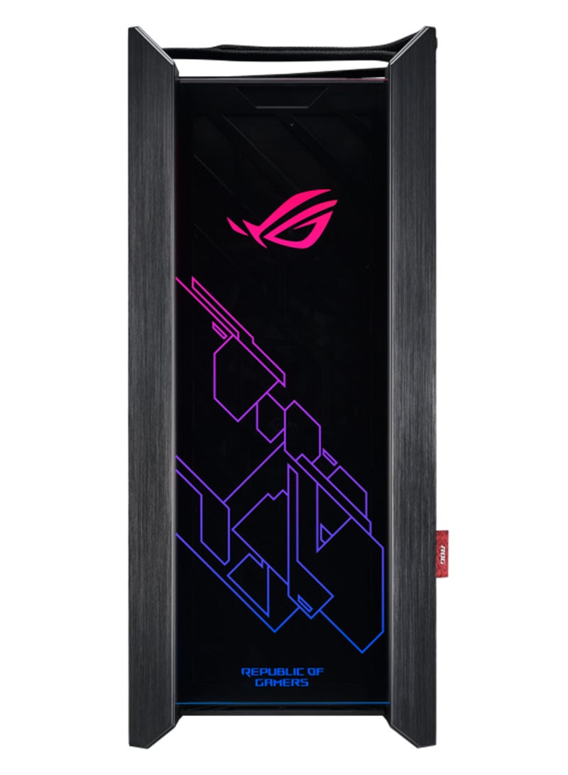 ASUS ROG Strix Helios Mid-Tower Gaming Case, Tempered Glass & Aluminum, Aura Sync RGB Front Panel, Vertical & Horizontal GPU Support, Headphone & Mic Ports, Advanced Cable Management, PSU Shroud, Black | 90DC0020-B39000 Black - Image 3