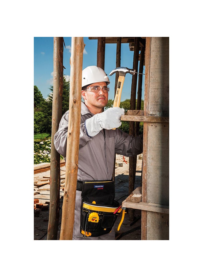 TRAMONTINA 16oz Claw Hammer with Polished Wood Handle Beige/Silver - Image 5