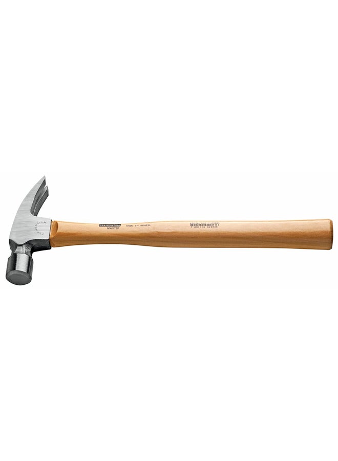 TRAMONTINA 16oz Framing Hammer Polished Wood Handle Grey  - Image 1
