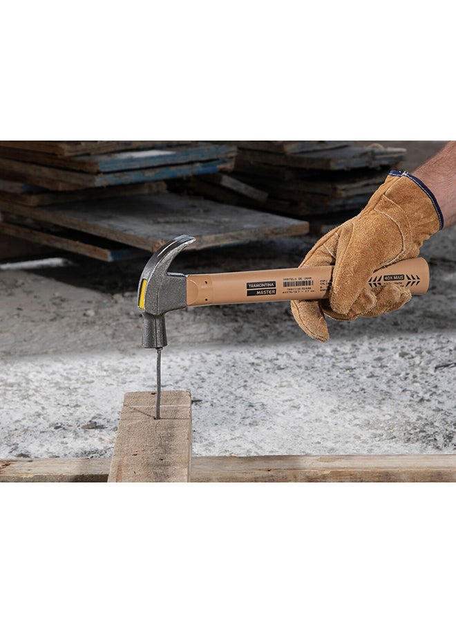 TRAMONTINA - 27mm Claw Hammer with Engineering Polymer Handle Brown/Grey - Image 1