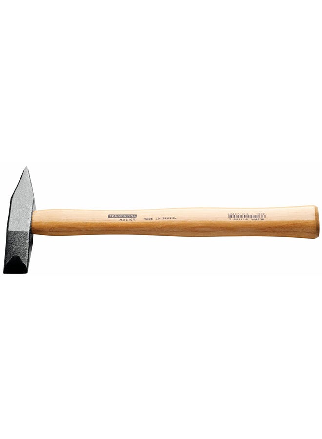 TRAMONTINA 20oz Shot Blasted Chipping Hammer with Hard Wood Handle Beige/Black - Image 1