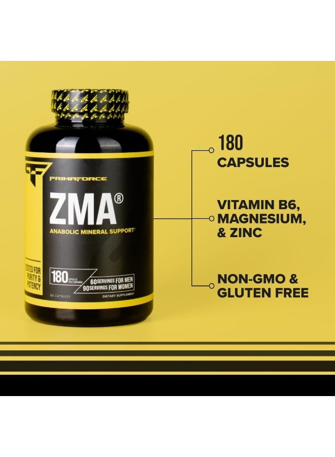 بريما فورس كبسولات ZMA النباتية 180-كبسولة - Image 4
