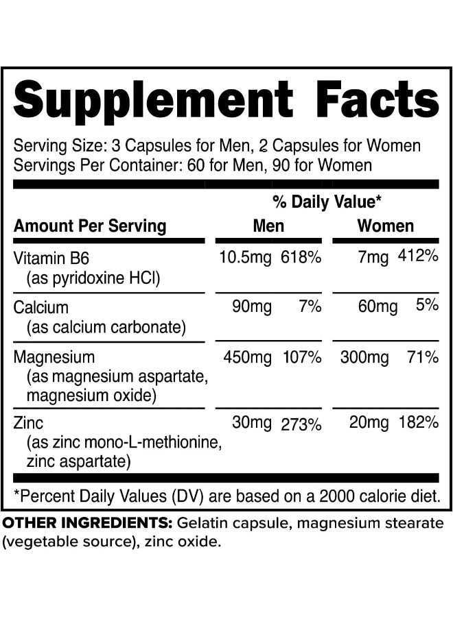 بريما فورس كبسولات ZMA النباتية 180-كبسولة - Image 2