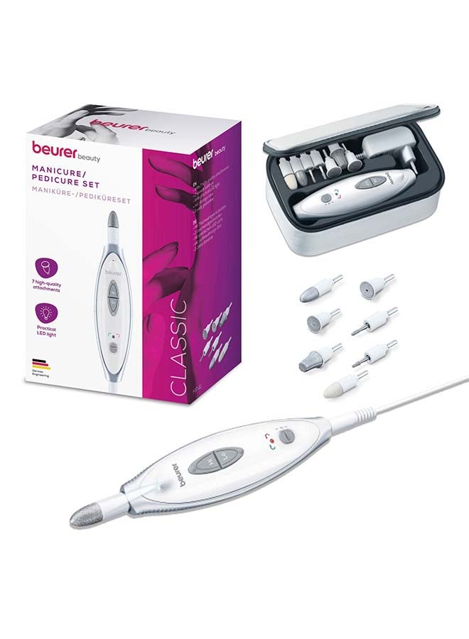 Beurer Mp 41 Manicure Pedicure Set white 15cm  - Image 1