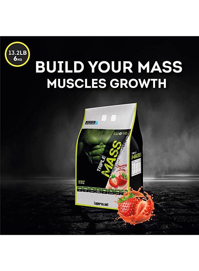 Laperva - Triple Mass Gainer Milk Chocolate Protein Powder-6 Kg - Image 1