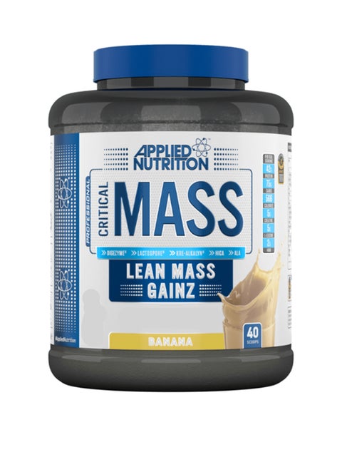 Critical Mass Lean Gainz Banana Protein Powder -40 Scoops-2.4Kg