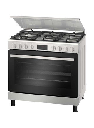 Gas Range Cooker, 90 cm, with High Output Burner HGW3ASQ50M Stainless Steel - pnsku/N48663326A/45/_/1715343387/3263c02f-1e6b-4681-8459-bb5c58e7d4a3