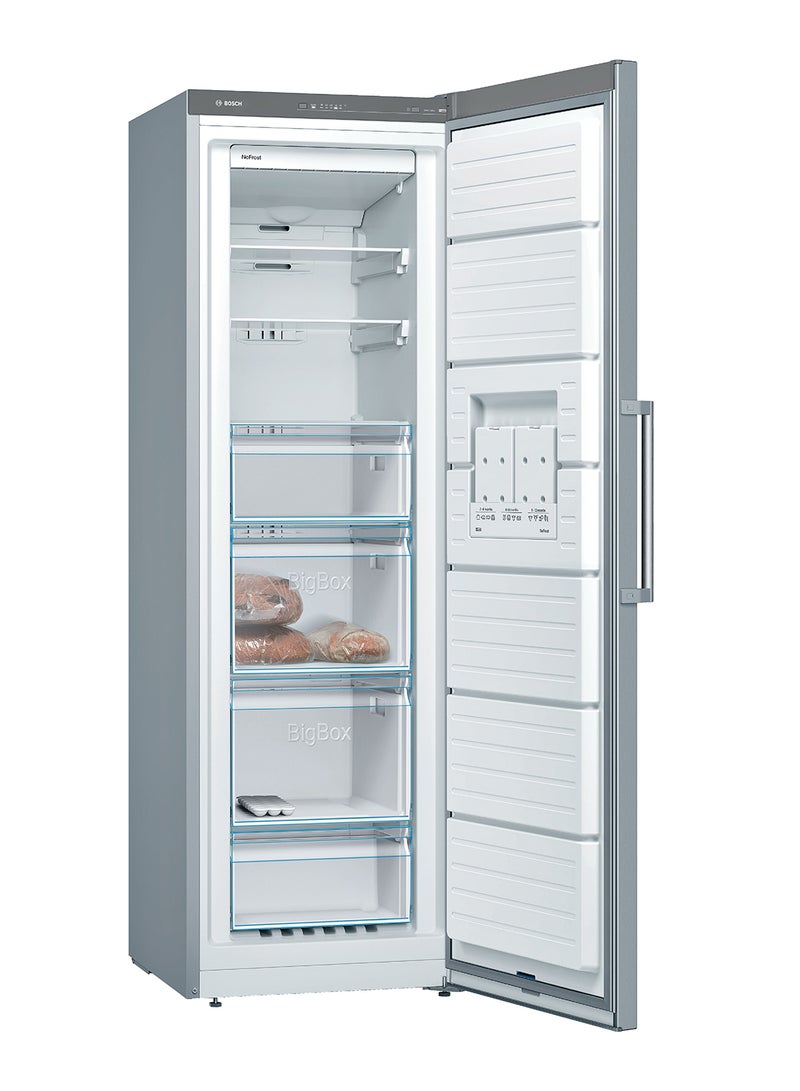 BOSCH - Free-Standing Freezer with NoFrost, with Big Box Drawer for Larger Food Items 255 L 0 W GSN36VL3PG Stainless Steel - Image 1