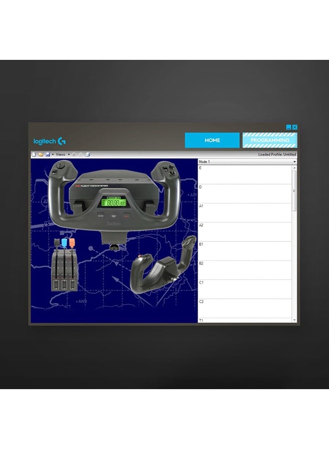 Logitech - Logitech Gaming G Saitek PRO Flight Yoke System - Image 1