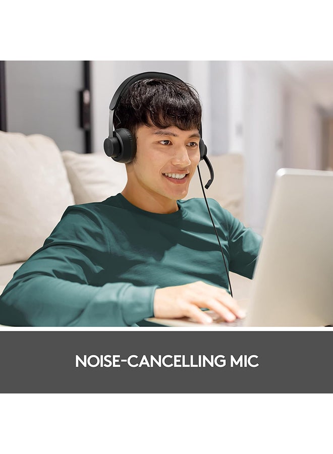 Logitech Zone Wired Noise Cancelling Headset, Certified for Microsoft Teams with Advanced Noise-canceling mic Technology - Image 2