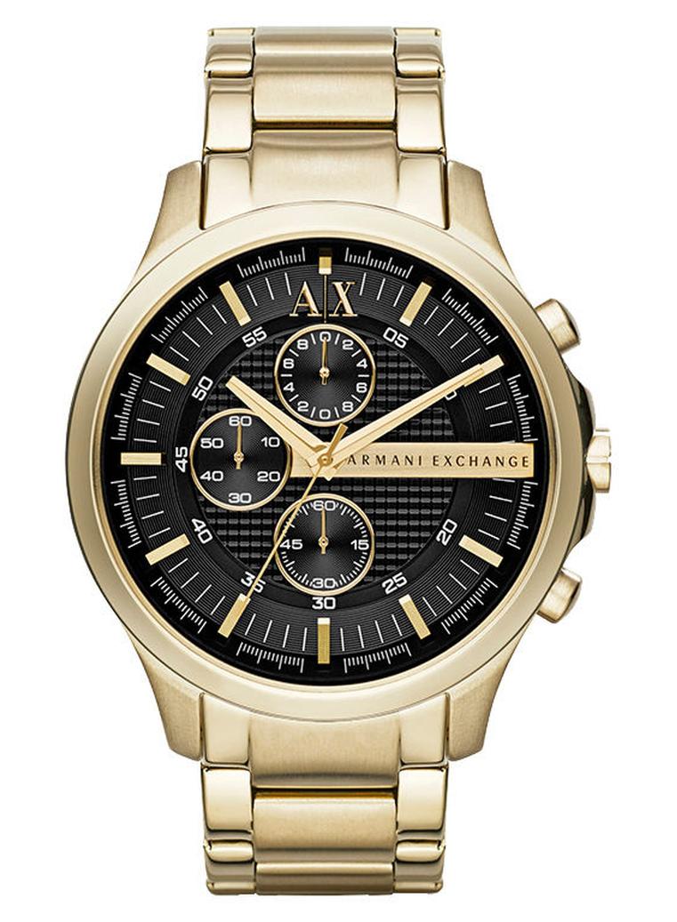 ارماني اكسشينج ساعة يد كرونوغراف بسوار من الاستانلس ستيل طراز AX2137 للرجال - Image 1