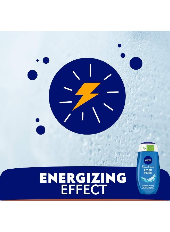 نيفيا مجموعة جل استحمام فريش بيور مكونة من 3 عبوات 250ملليلتر - Image 4