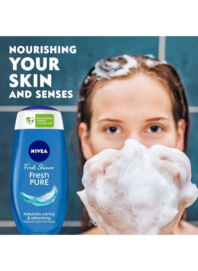 نيفيا مجموعة جل استحمام فريش بيور مكونة من 3 عبوات 250ملليلتر - Image 2