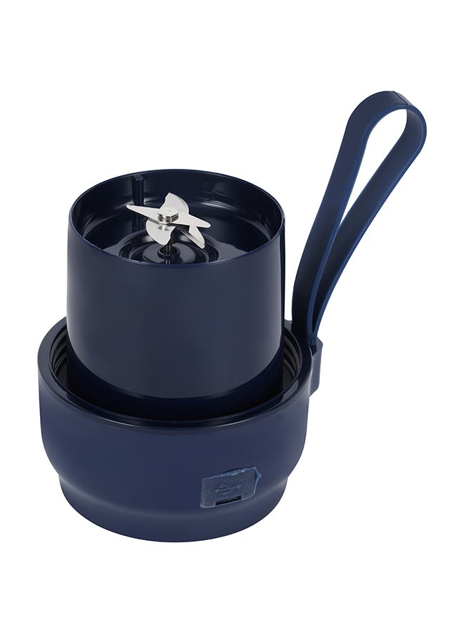 Olsenmark Rechargeable Portable Blender Mixer Juicer, High Speed Powerful Copper Motor With Safety Lock, 300 ml shaker 300 ml 40 W OMSB2439 Blue/Clear  - Image 5