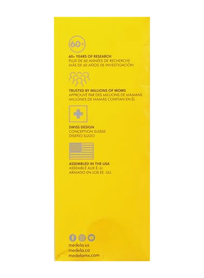 Medela Harmony Manual Breast Pump, 150ml , Compact Swiss Design with PersonaFit Flex Shields and Medela's 2-Phase Expression Technology