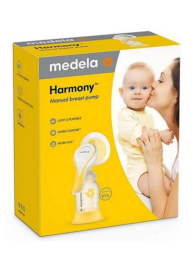 Medela - Manual Breast Pump, Harmony Single Hand Breast Pump With Flex Breast Shields For More Comfort And Expressing More Milk - Image 1