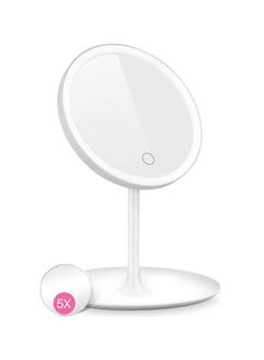 Table Lamp Makeup Mirror White