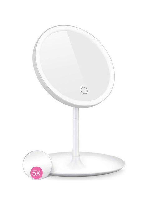 Table Lamp Makeup Mirror White