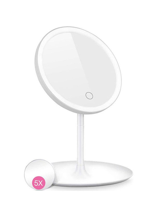 Rock Pow - Table Lamp Makeup Mirror White - Image 1