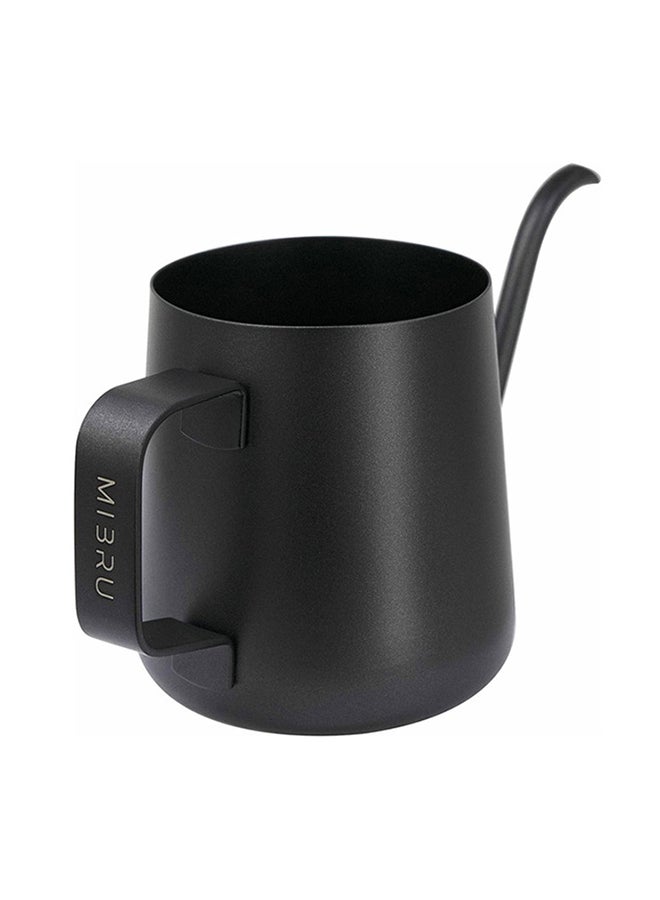 MIBRU V60 Pour Over Kettle Goose Neck Long Narrow Spout With Lid Drip Coffee Tea Pot Pitcher Black 350ml  - Image 5