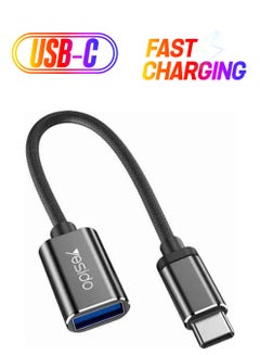 Yesido GS01 Type-C OTG Super Fast USB 3.0 Data Transmission Cable Black  - Image 1