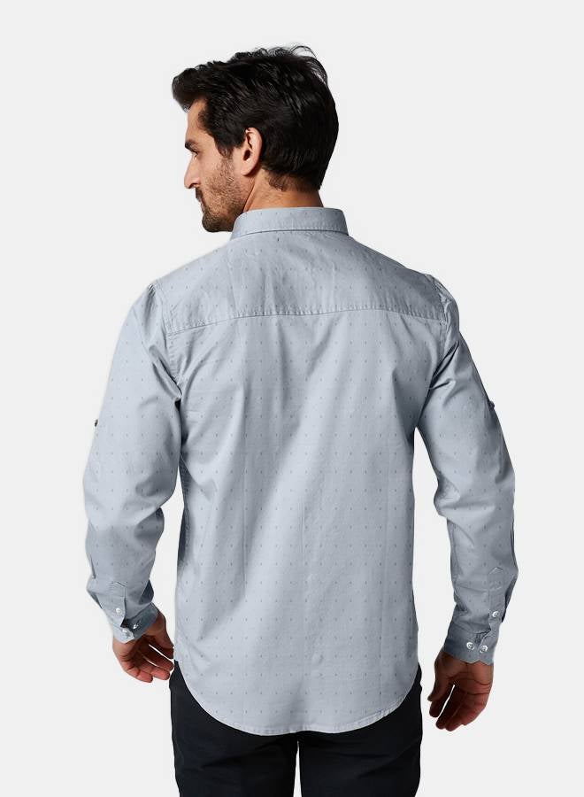 QUWA - Long Sleeve Shirt Blue - Image 1
