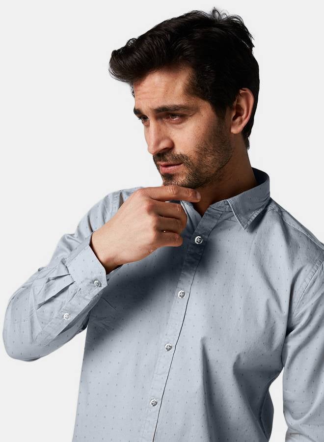 QUWA - Long Sleeve Shirt Blue - Image 1