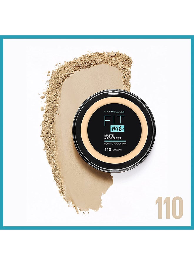 MAYBELLINE NEW YORK Fit Me Matte & Poreless Powder 110 Porcelain - Image 3